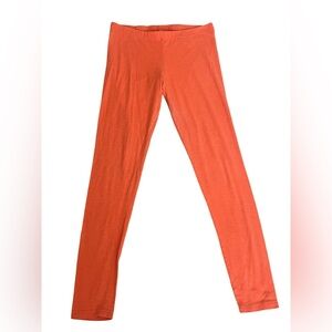 H&M Divided Women’s Vibrant Orange Leggings. Size: Large.